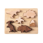 wooden dino puzzle