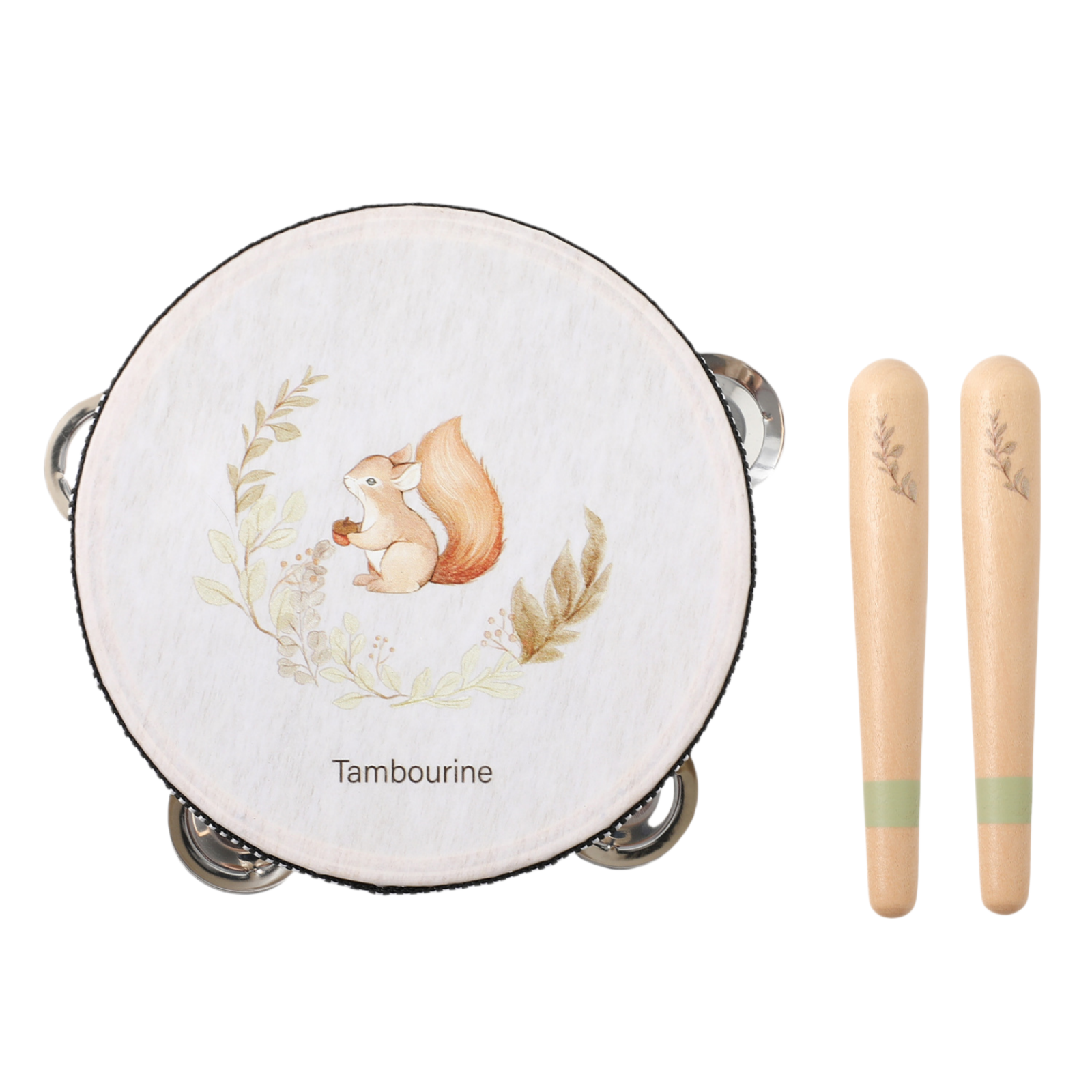 Woodland Friends Tambourine