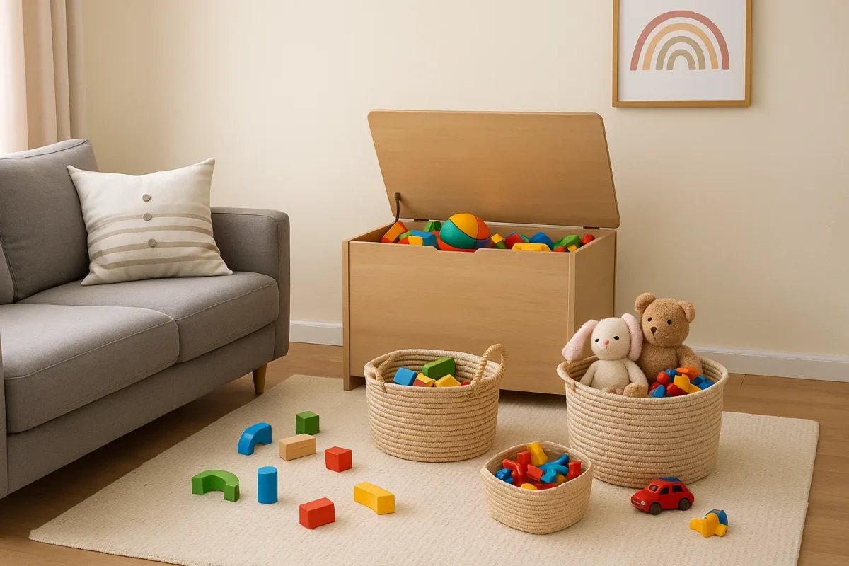 Organizing Toys in the Living Room